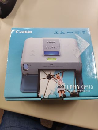 Impresora fotográfica Canon Selphy CP510 de segunda mano por 30 EUR en  Madrid en WALLAPOP