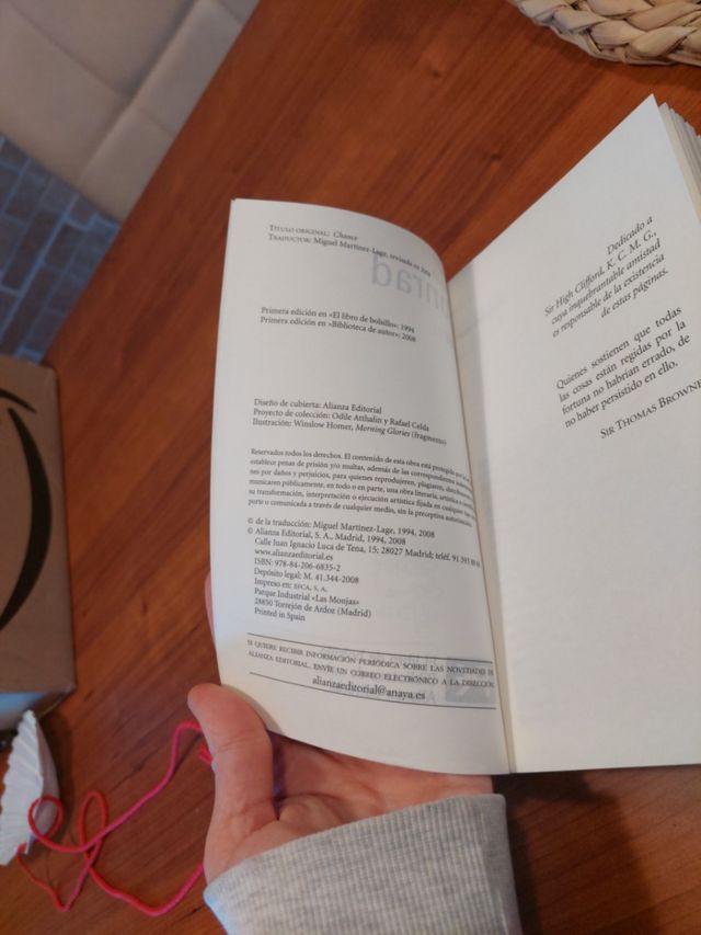 Azar. Joseph Conrad.