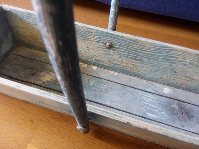 CESTA MADERA PROVENZAL RUSTICO