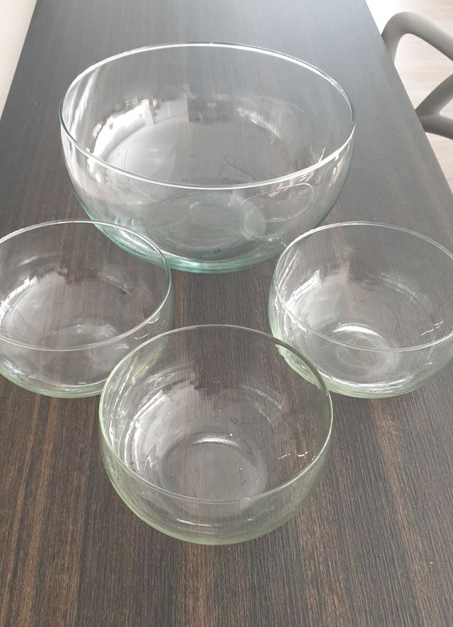 JUEGO MENAJE CRISTAL