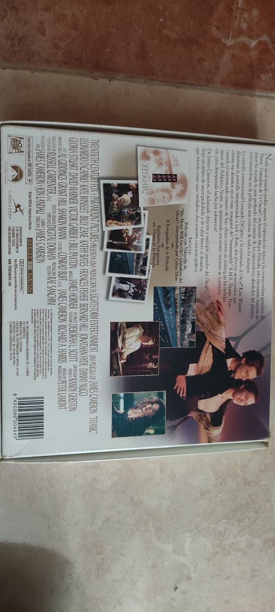 Titanic caja especial vhs