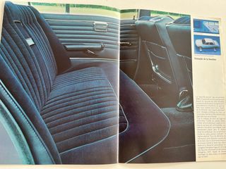 BMW E3  3.0S / 3.0SI .Gran Catálogo 1972 (Francés)