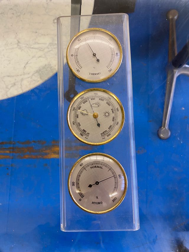 Estación meteorológica análoga para pared