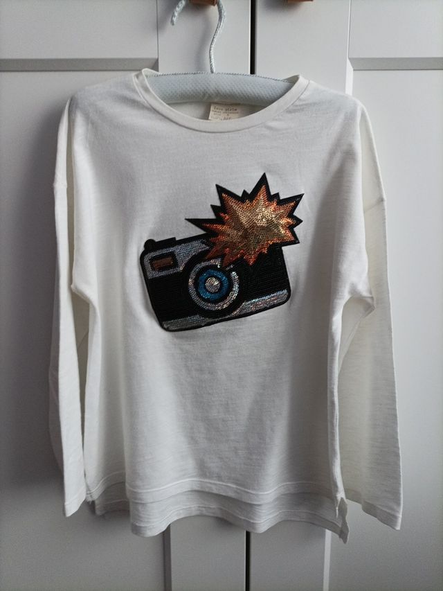 camiseta niña manga larga