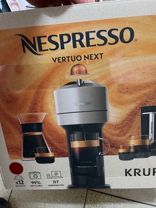 Cafetera Krups Nespresso VERTUO Next XN9105 de segunda mano por 20 EUR en  Vilagarcía de Arousa en WALLAPOP