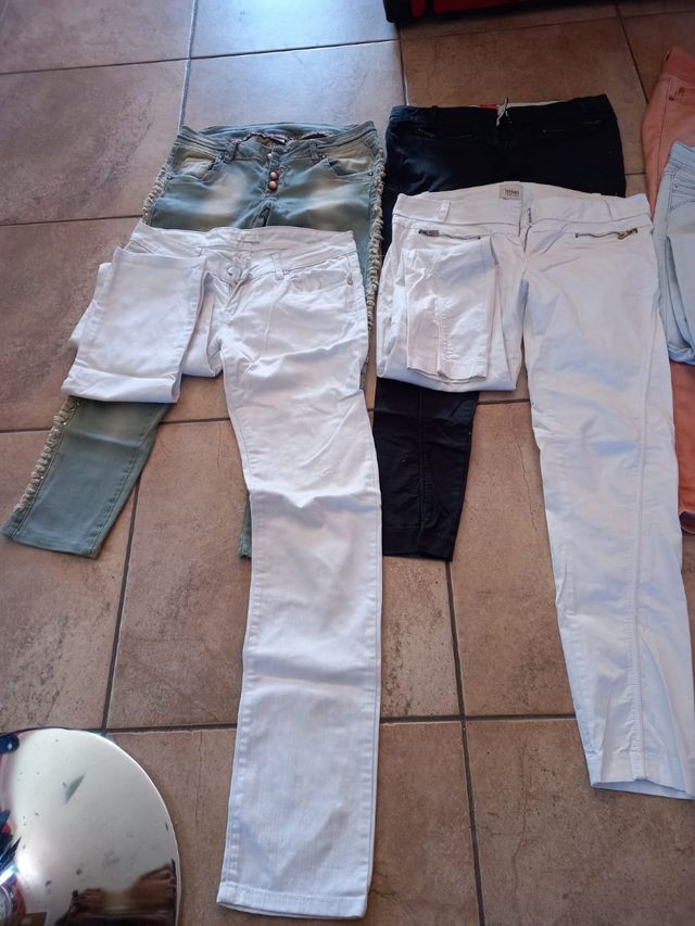 Pack 8 pantalones talla 38-40