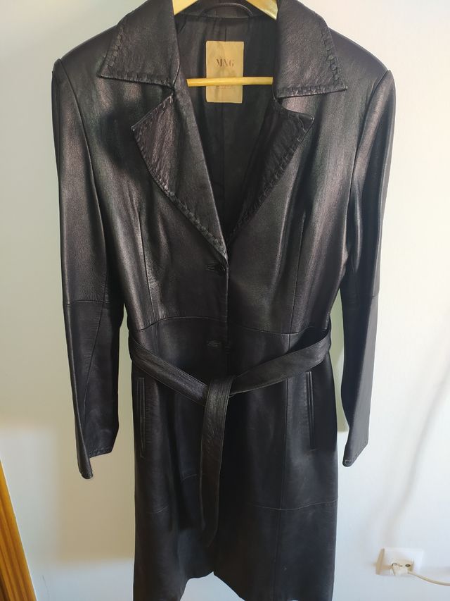 Abrigo de piel Mango