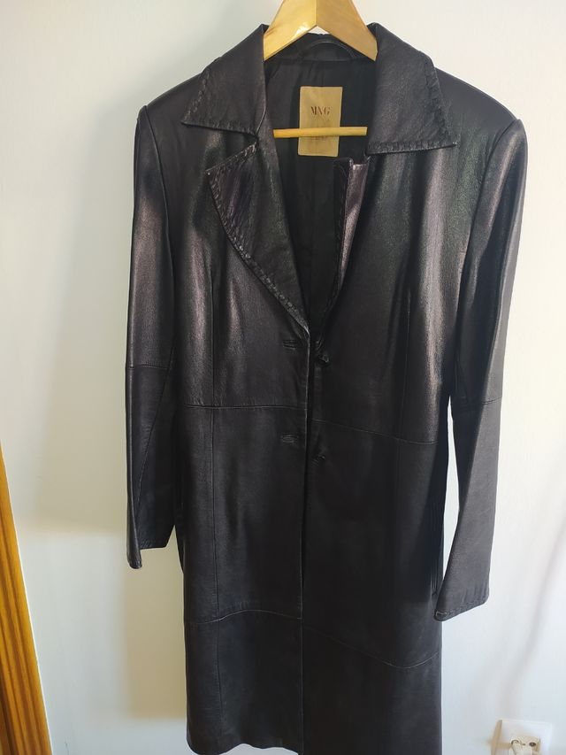 Abrigo de piel Mango