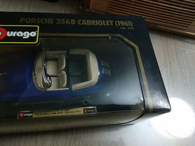 Porsche 356B Cabriolet 1961 Burago 1/24 cod.1551