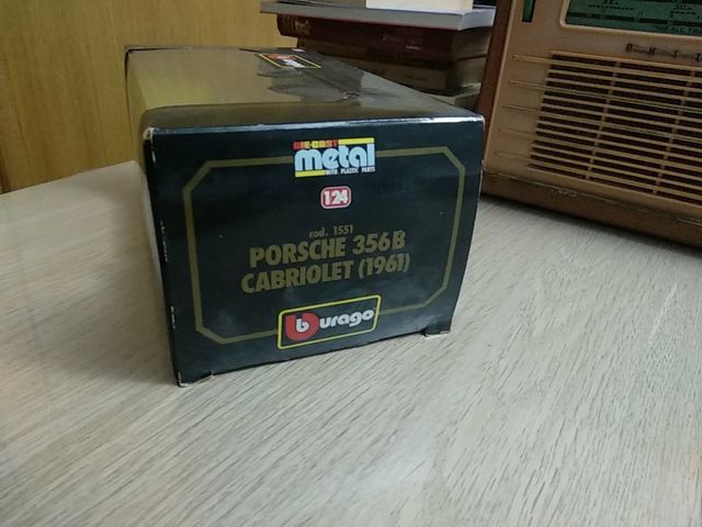 Porsche 356B Cabriolet 1961 Burago 1/24 cod.1551