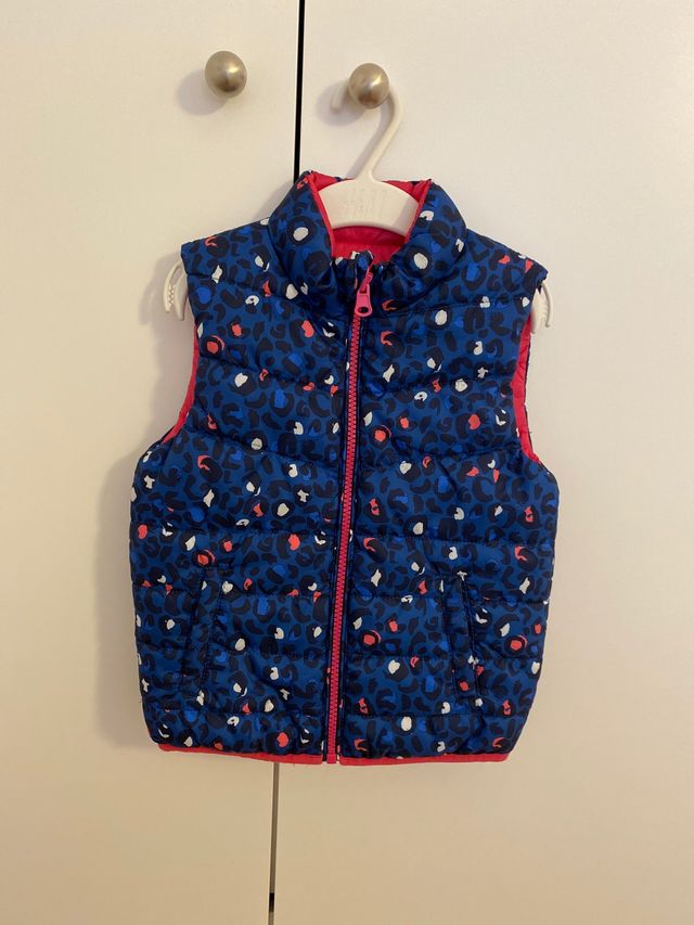 Chaleco niña reversible talla 4