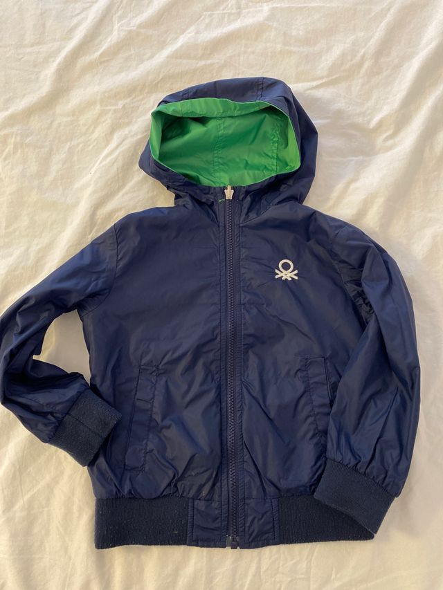 Chaqueta niño Benetton reversible talla 4-5