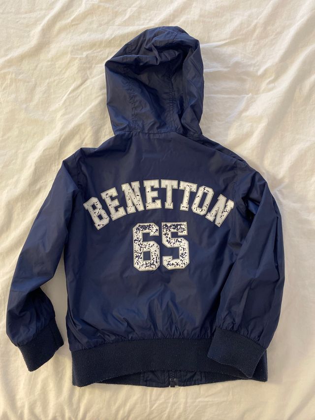 Chaqueta niño Benetton reversible talla 4-5