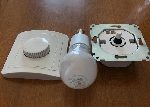 Ruleta Interruptor Regulable + Bombilla Regulable