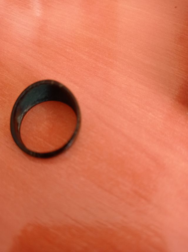 Anillo de coco pulido