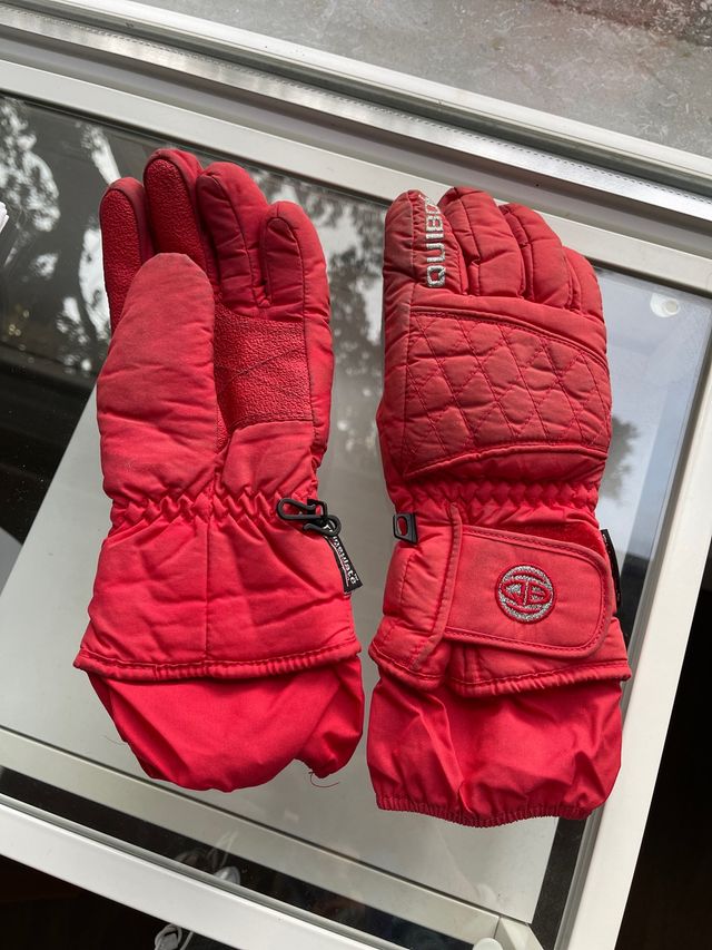 Guantes Esquí rojos talla mediana