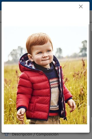 Abrigo acolchado mayoral rojo bebé niño de segunda mano por 10 EUR en  Valladolid en WALLAPOP