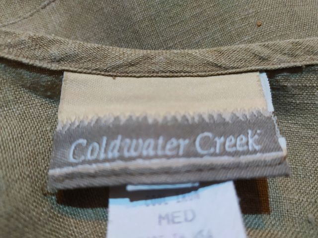 Camisa Lino Caqui 42