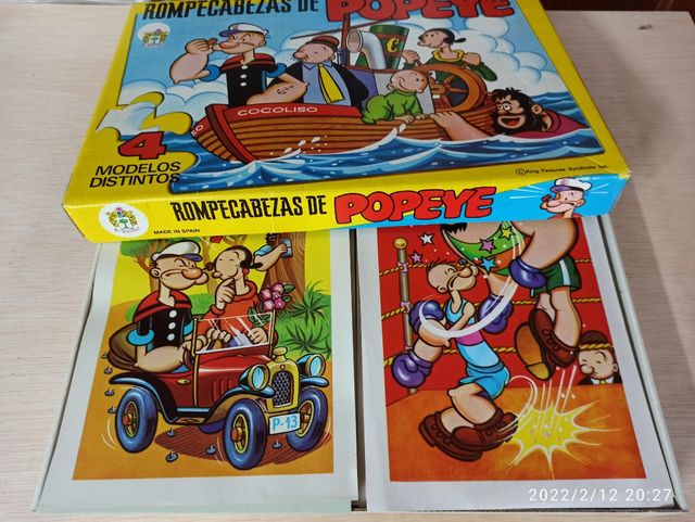 Puzzles de Popeye años 70