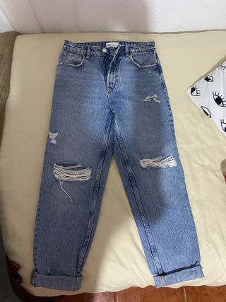JEANS ZW THE 90´S SLIM CROPPED - Azul | ZARA España
