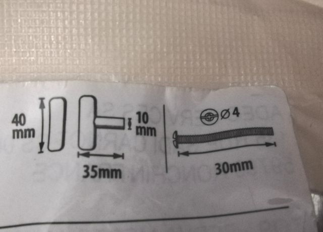 Lote 12 pomos / tiradores acero cromado