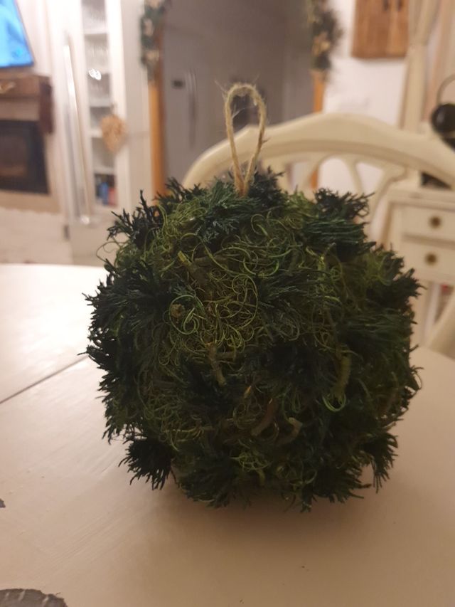 Adorno, Bola decorativa vegetal verde Ikea