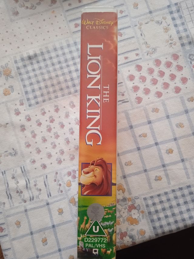 THE LION KING VHS