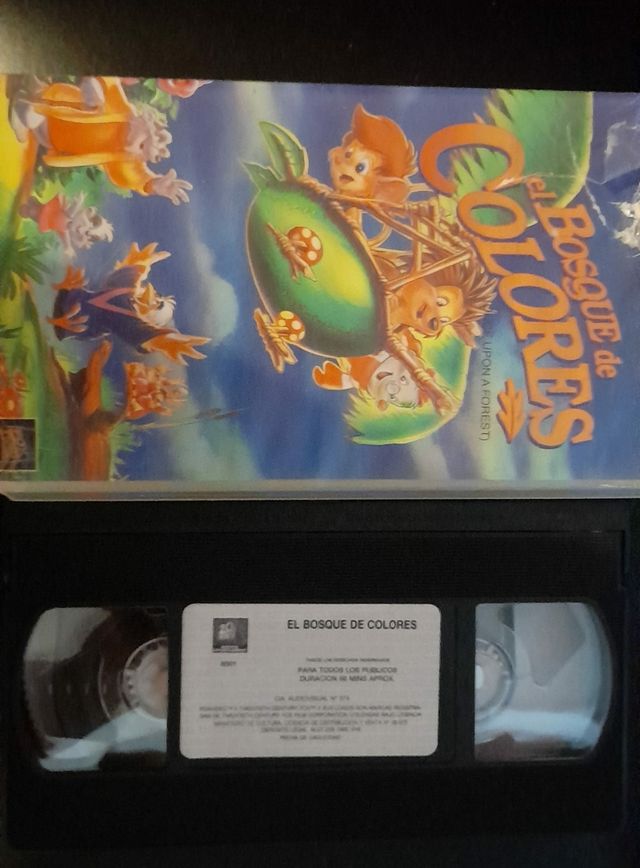EL BOSQUE DE LOS COLORES VHS ORIGINAL 
