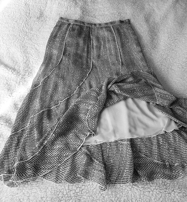 Falda larga 2 capas M.