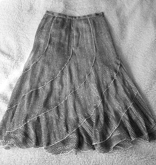 Falda larga 2 capas M.