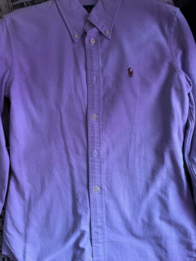 Camisa Ralph Lauren morada mujer