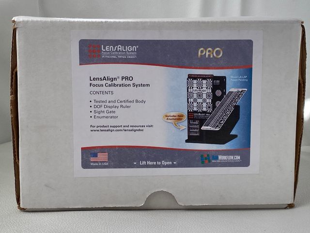 Lens Align PRO per l'allineamento del fuoco