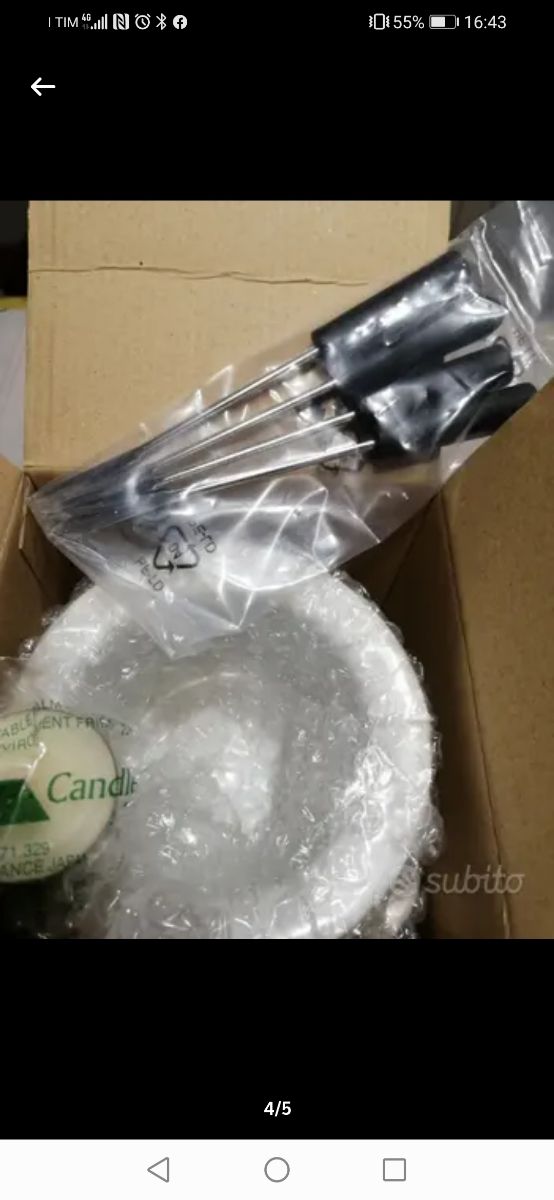 set per fonduta cioccolato