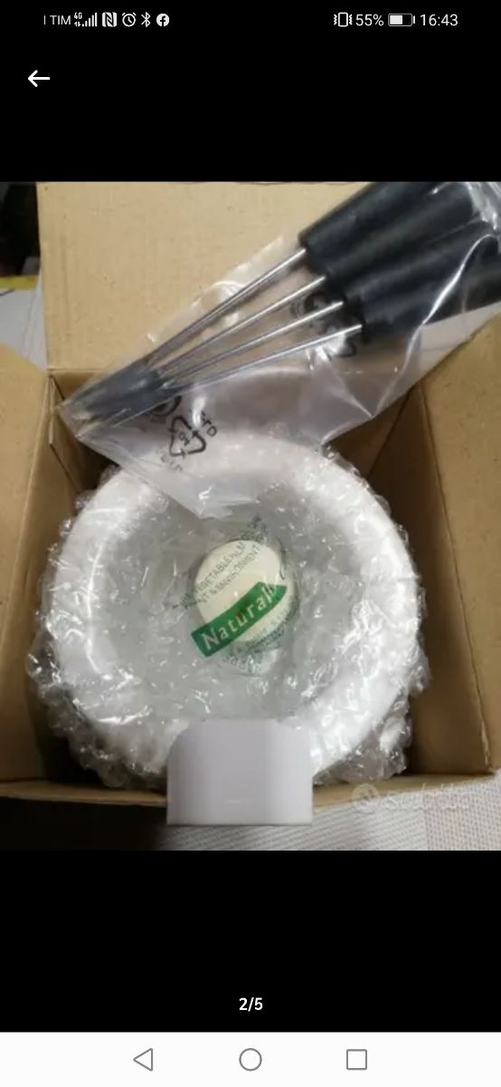 set per fonduta cioccolato