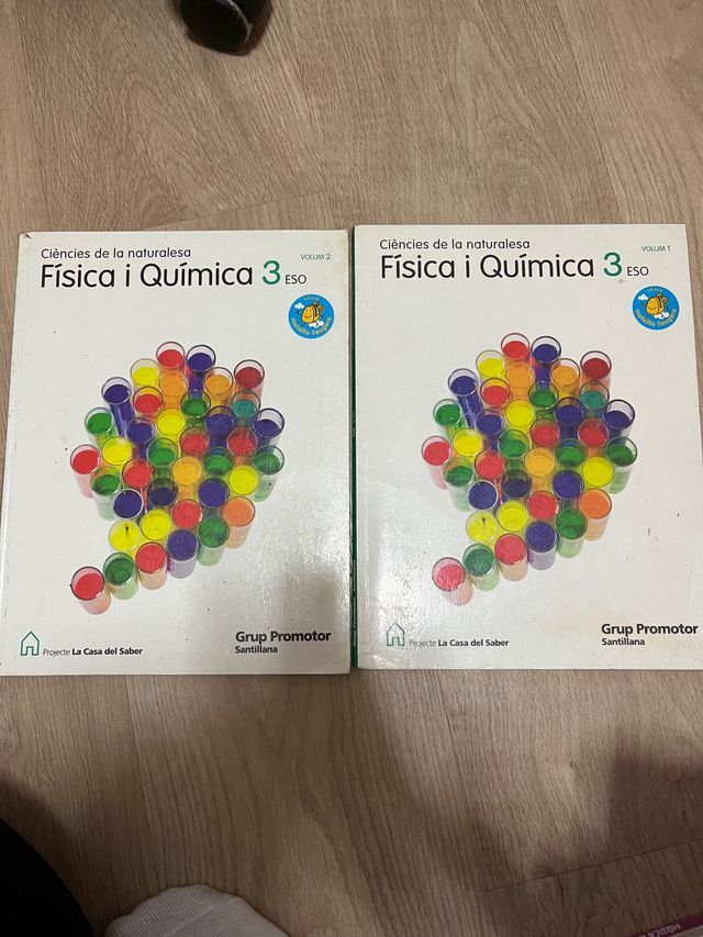 2 libros de Física y Química