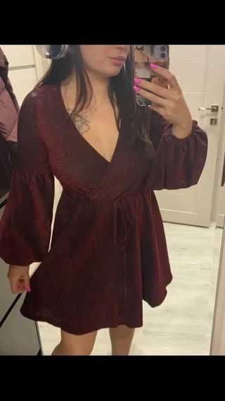 Compra Shein Borgoña Hundiendo Cuello Entrecruzado Volver Vestido Maxi  Atractivo De La Noche Cami Llanura Vestido Fuera Modernos Otoño De Señora  Women Vestidos De Fiesta Barato | Entrega Rápida Y Calidad 