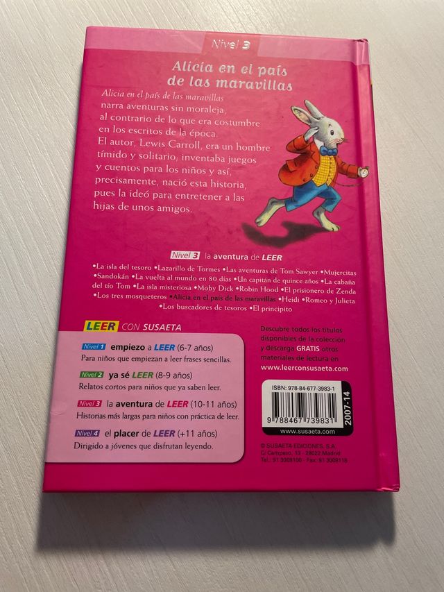 Alícia en el país de las maravillas de Lewis Carro