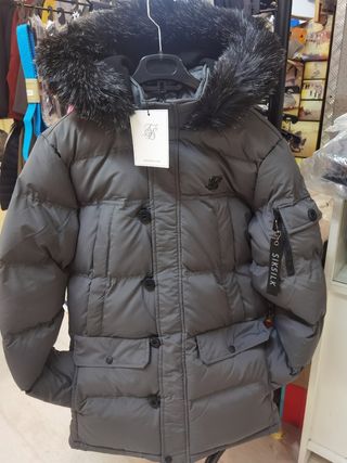 Plumas parka Siksilk hombre gris S. de segunda mano por 105 EUR en Avilés  en WALLAPOP