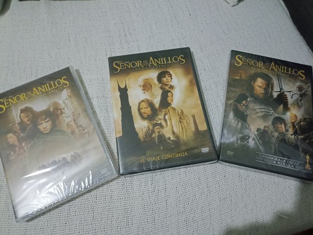 DVD Trilogía El señor de los anillos Precintado