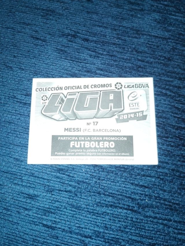 cromo Messi liga este 2014-2015
