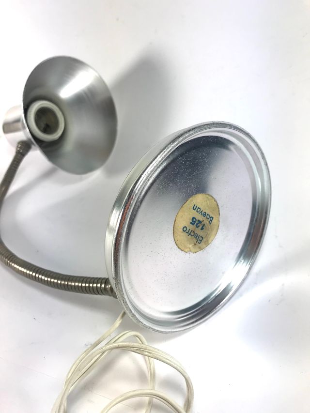 Flexo industrial vintage de aluminio España 60s