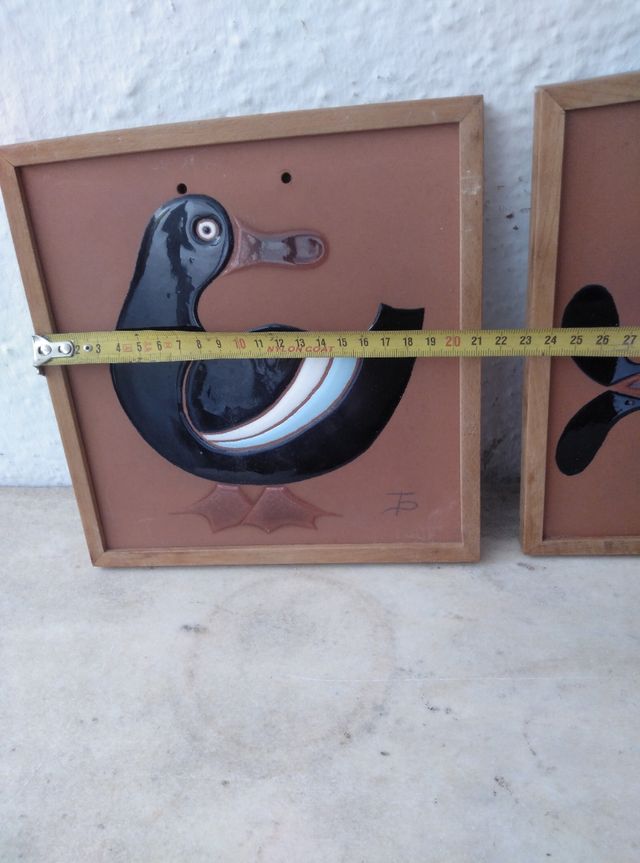 Baldosas de pez y pato 