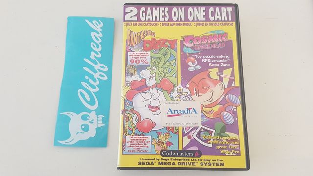 fantastic dizzy  cosmic spacehead sega megadrive