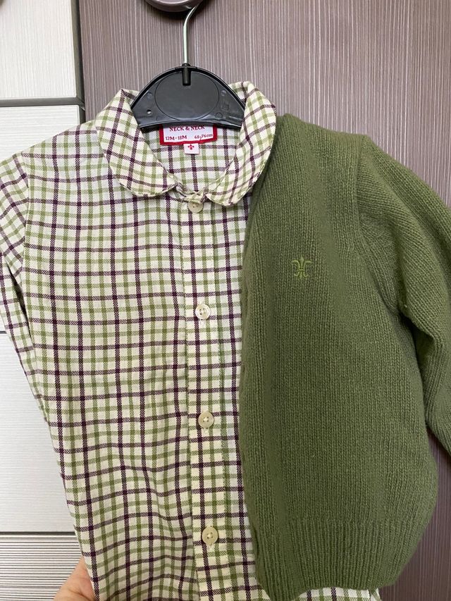 Conjunto camisa y chaqueta Neck & Neck niño