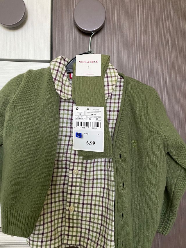 Conjunto camisa y chaqueta Neck & Neck niño