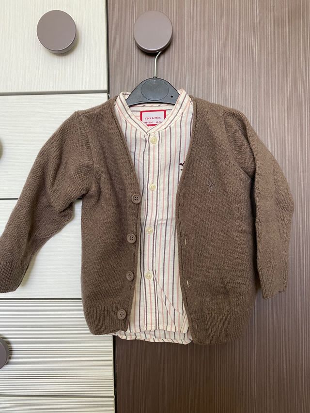Chaqueta y camisa Neck & Neck niño
