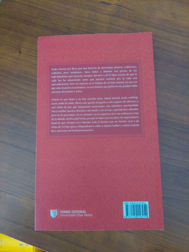 Tu mitad animal. Pedro Novoa