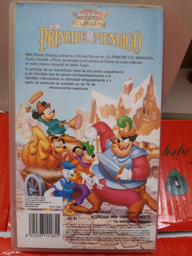 El Principe y el Mendigo vhs