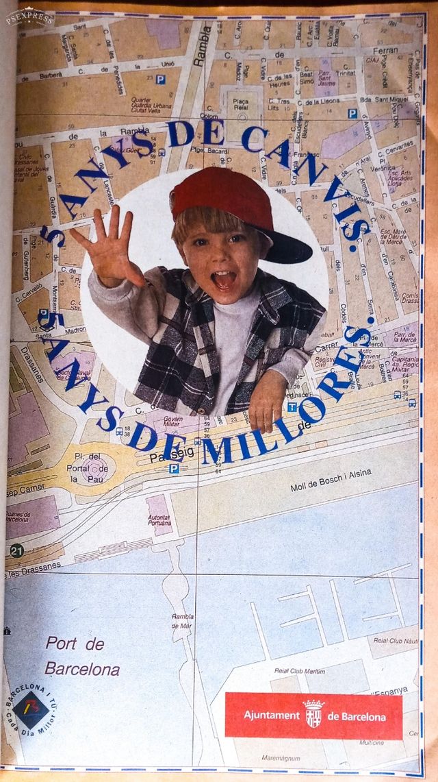 Guía urbana de Barcelona 1995 Ay. Barcelona