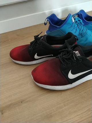 Zapatillas deporte baratas New balance\\/Nike de segunda mano por 15 EUR en  León en WALLAPOP